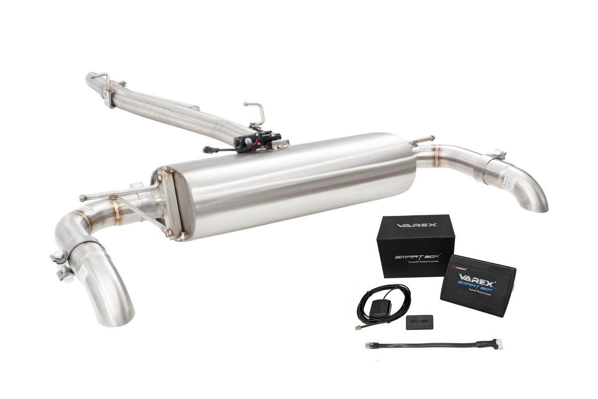 XForce Varex Valved Cat-Back Exhaust System w/ Smartbox | 2015-2017 Volkswagen Tiguan R-Line (4Motion) SUV (ESVTRL16VKSB)