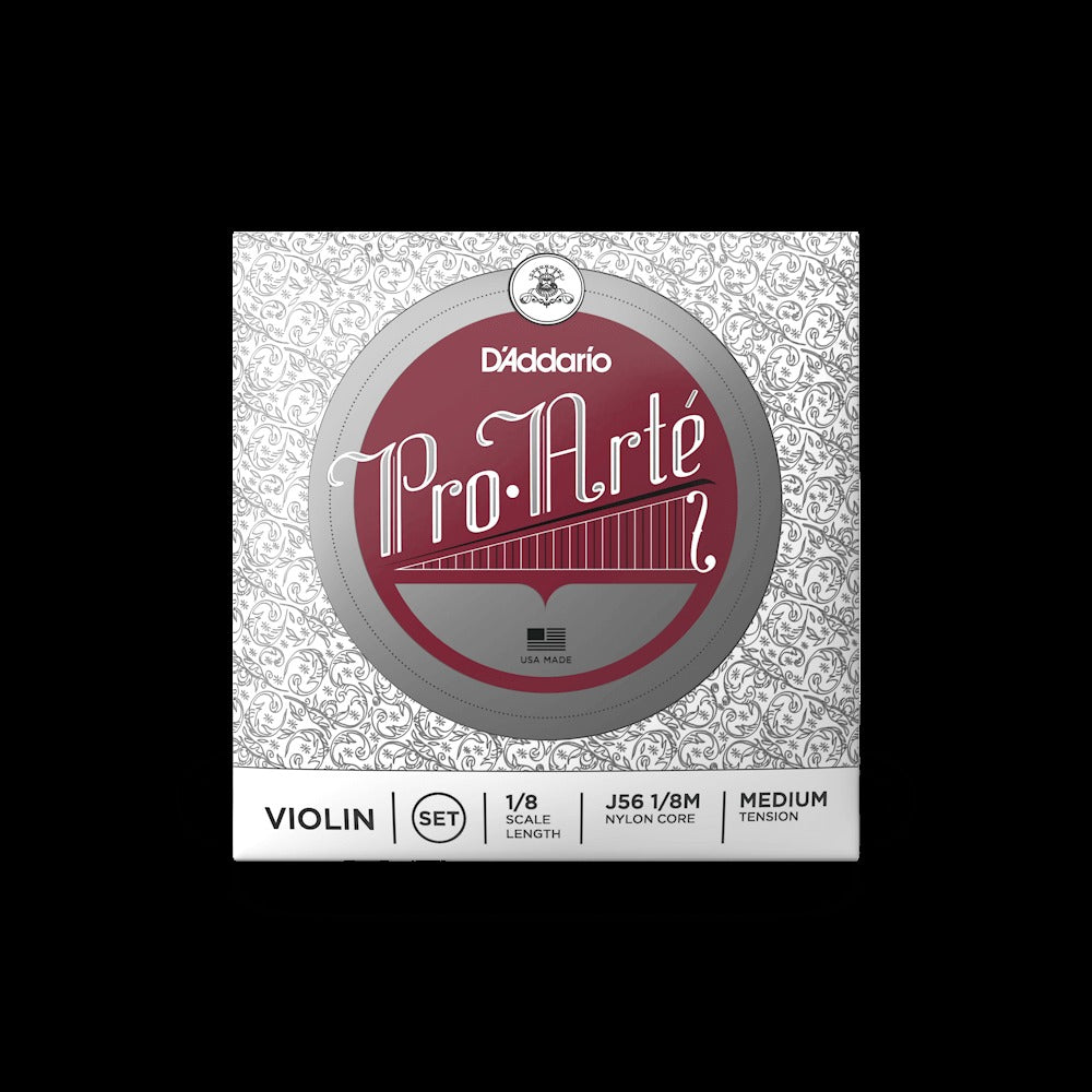 Pro-Arté Violin String Set, 1/8 Scale, Medium Tension