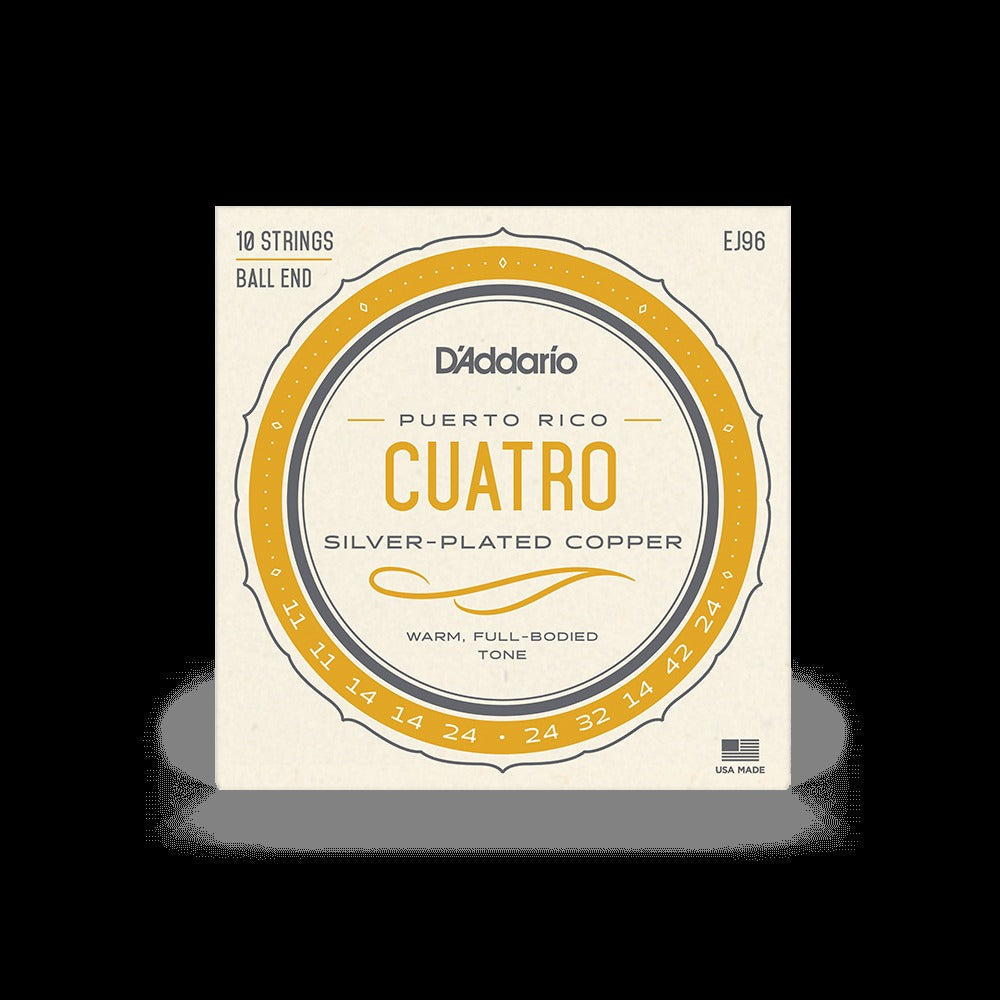 Cuatro-Puerto Rico, 10-String, Silver Plated Copper