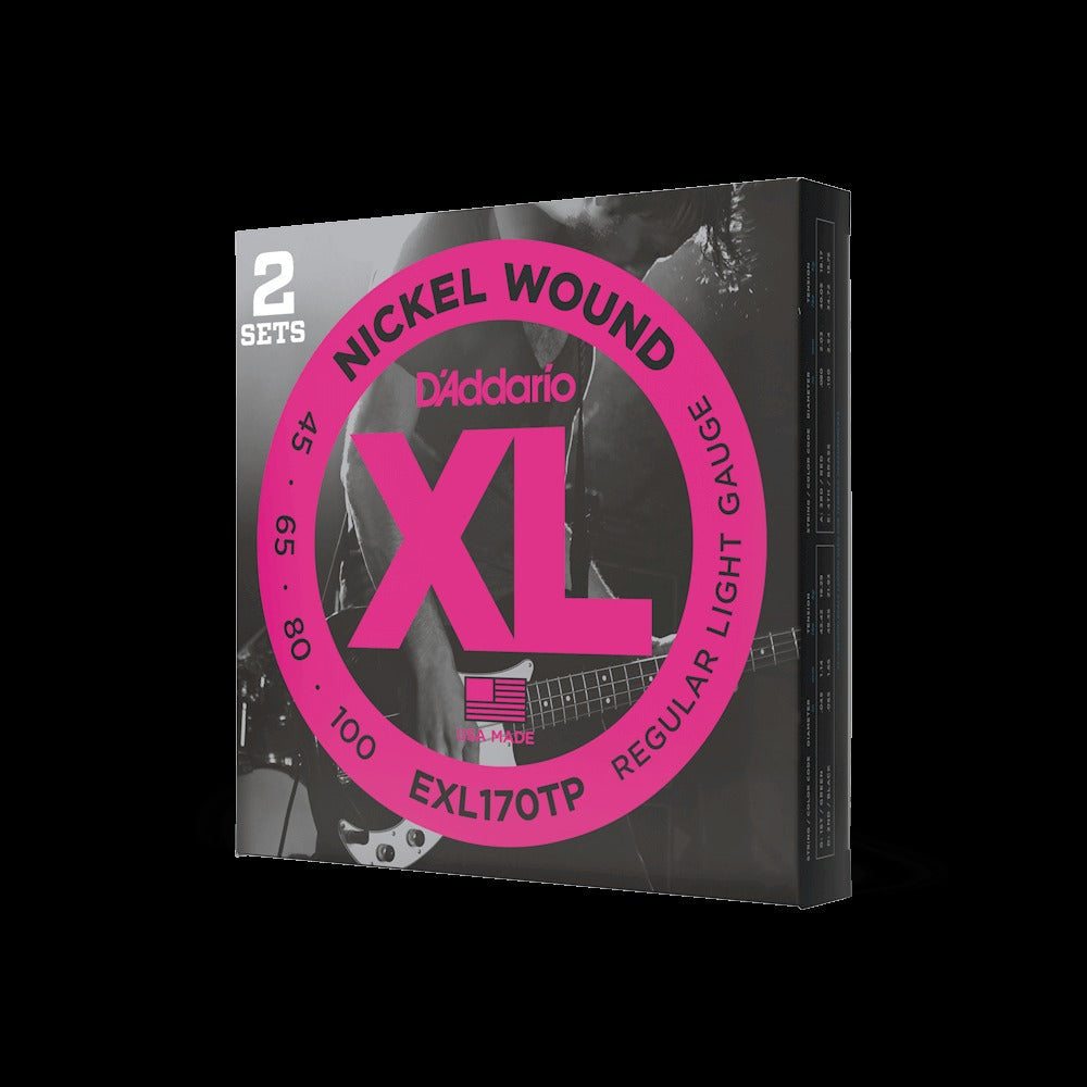 45-100 Regular Light, Long Scale, XL Nickel Bass Strings