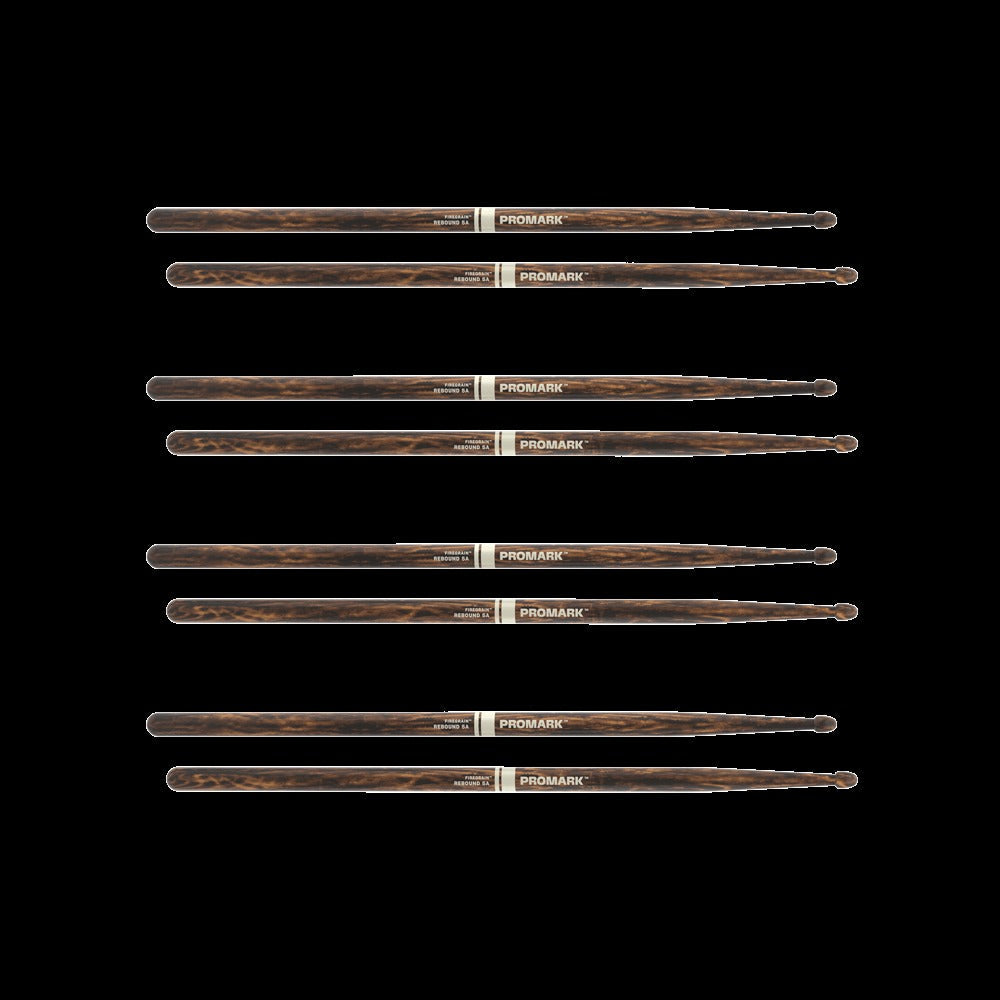 Rebound 5A FireGrain Hickory Drumstick, Acorn Wood Tip