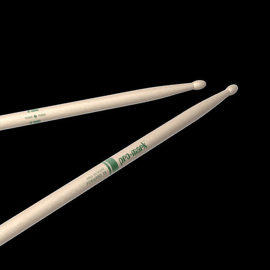 Classic Forward 2B Raw Hickory Drumstick, Oval Wood Tip