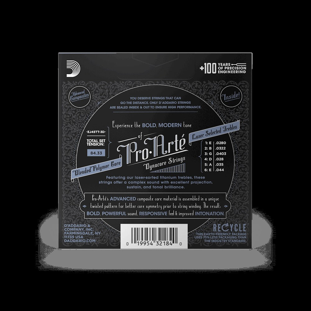 Normal Tension, Pro-Arté Dynacore Classical Guitar Strings