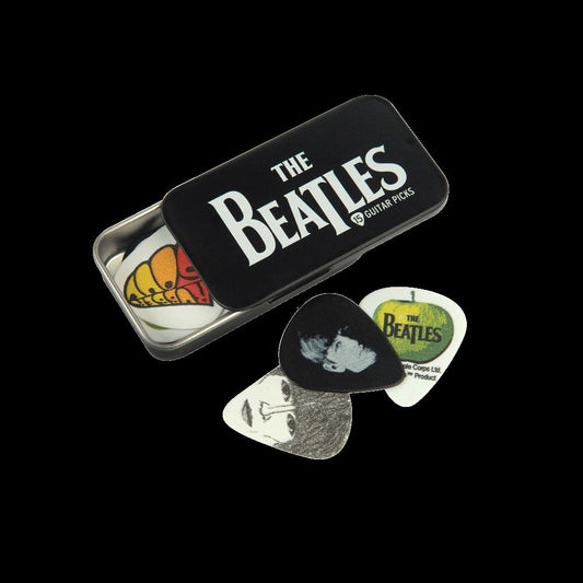 Pick Tins with Assorted Beatles Picks