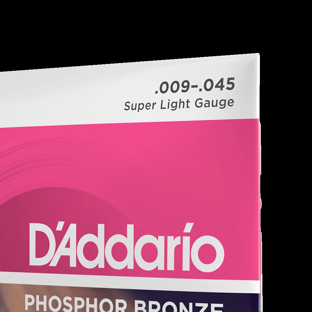 09-45 Super Light, Phosphor Bronze Acoustic Guitar Strings
