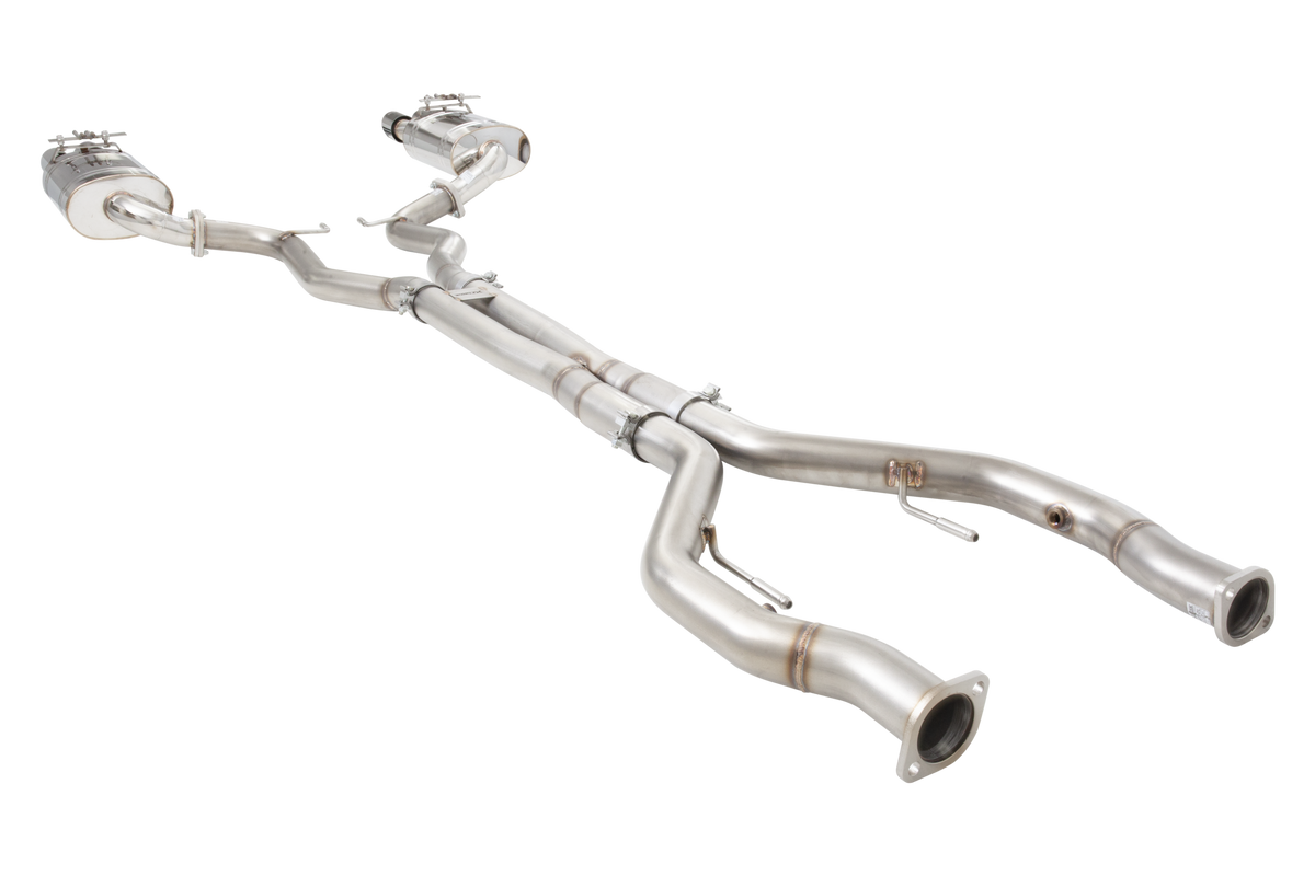 XForce Stainless Steel Twin 3" System w/ Straight Pipe Centre | 2013-2017 Chevy SS (ESVF74CS)