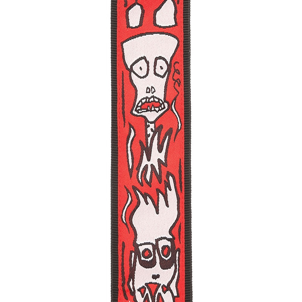 Joe Satriani Guitar Strap, Up in Flames