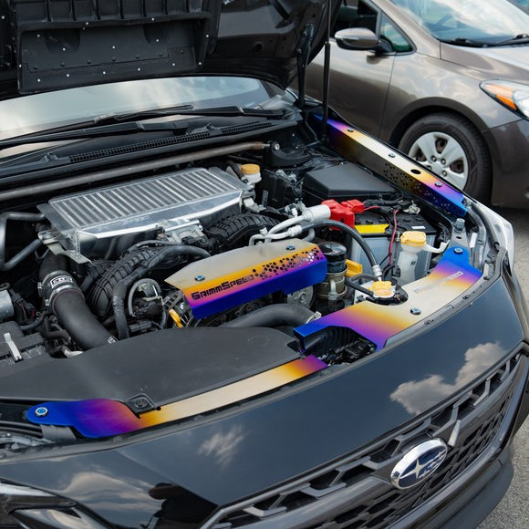 GrimmSpeed Titanium Engine Bay Dress Up Bundle | 2022+ Subaru WRX (GRM.1303.5.Ti)