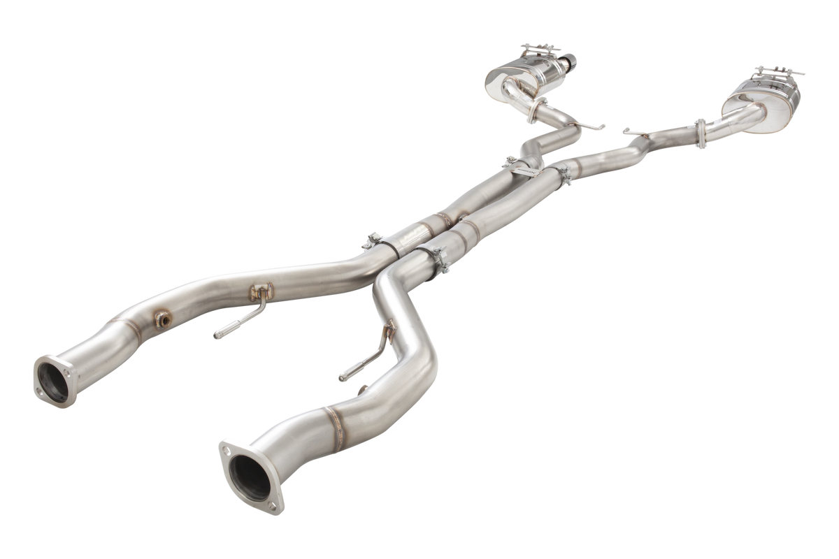 XForce Stainless Steel Twin 3" System w/ Straight Pipe Centre | 2013-2017 Chevy SS (ESVF74CS)