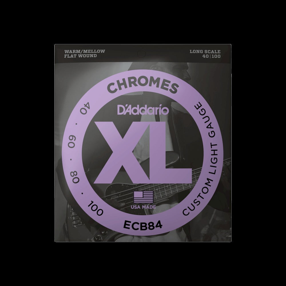 40-100 Custom Light, Long Scale, XL Chromes Bass Strings