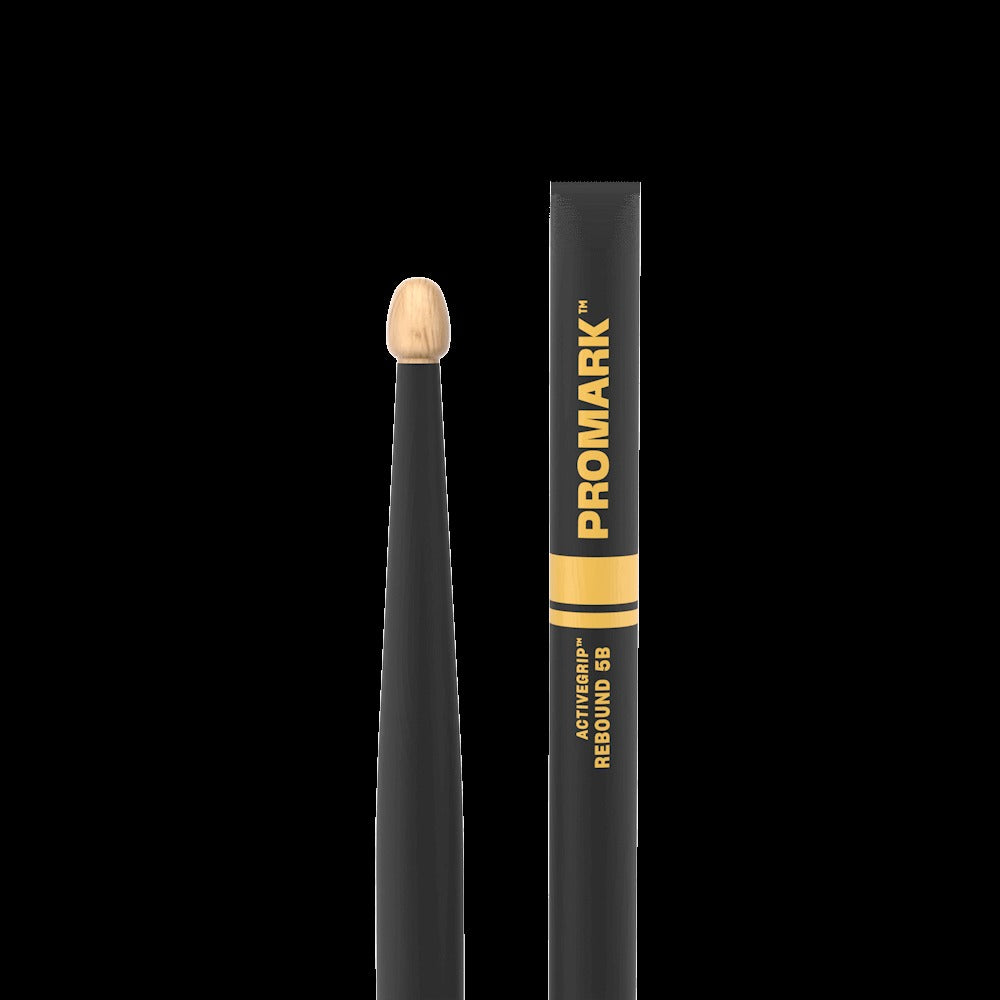 Rebound 5B ActiveGrip Hickory Drumstick, Acorn Wood Tip