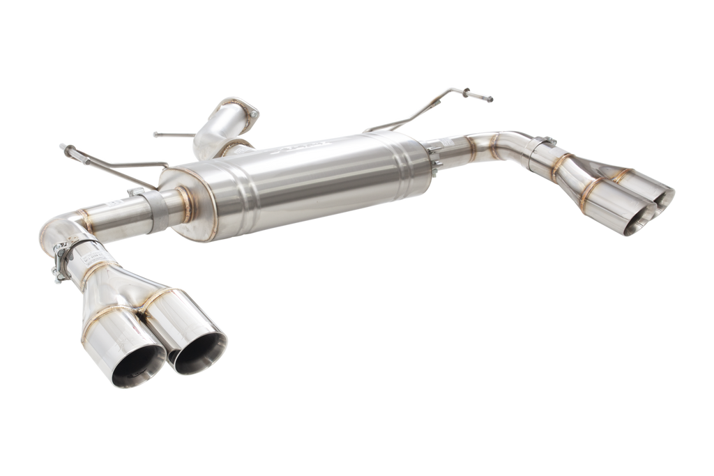 XForce 304 Stainless Steel Axleback | 2019-2022 Kia Forte / Forte 5 GT Sedan & Hatch (ESKC19AS)