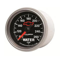Autometer 2-1/16" 100-260 °F Water Temperature Gauge CHEVY Red BOWTIE | Universal (3655-00406)