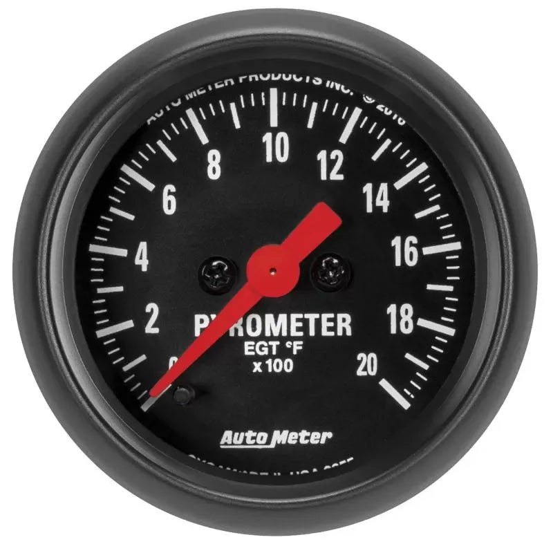 Autometer 2-1/16" 0-2000 °F Pyrometer EGT Gauge Z-SERIES | Universal (2655)