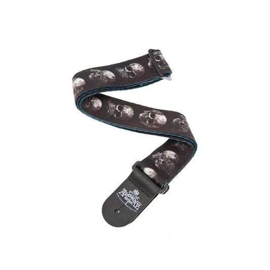 Alchemy Guitar Strap, Muted Skulls