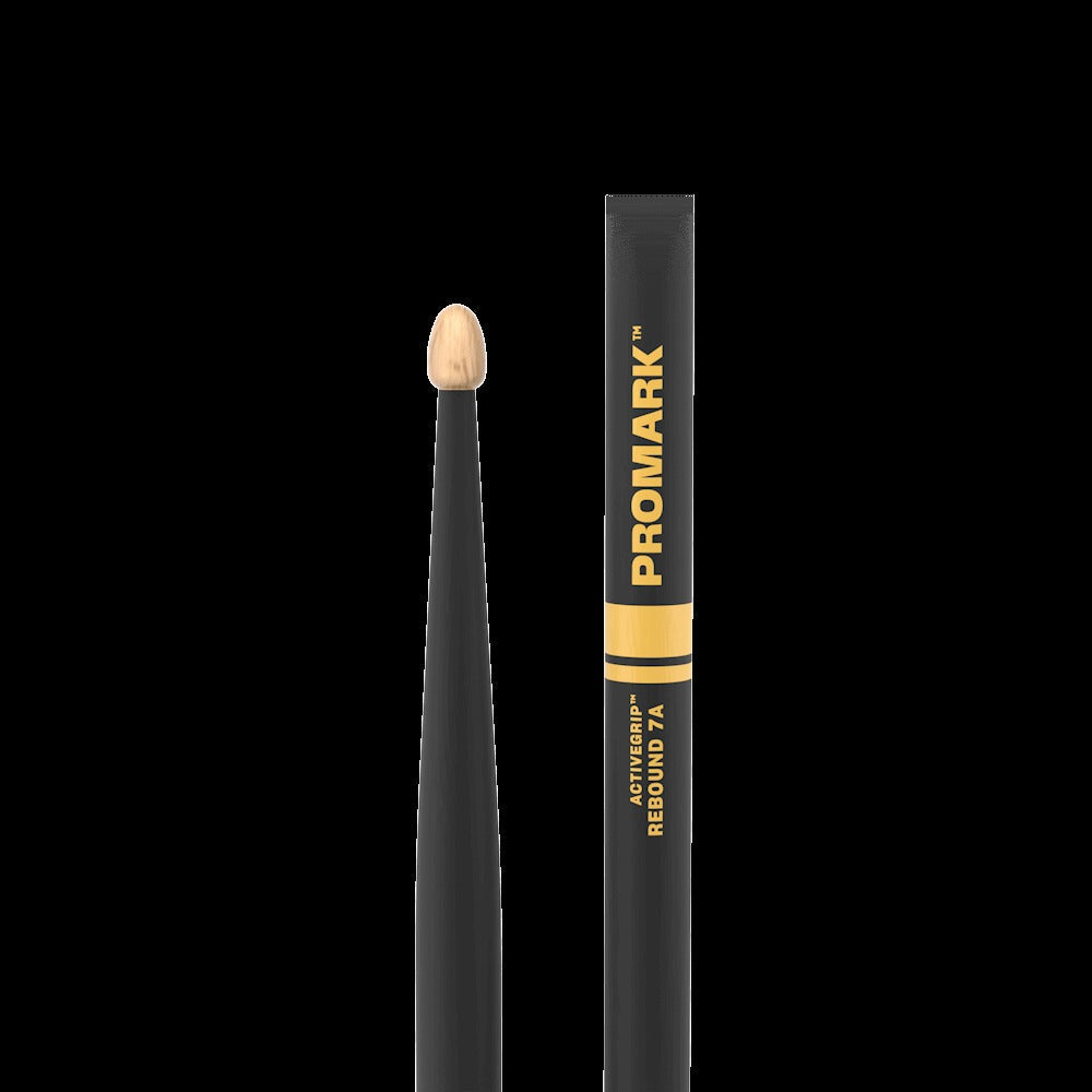 Rebound 7A ActiveGrip Hickory Drumstick, Acorn Wood Tip
