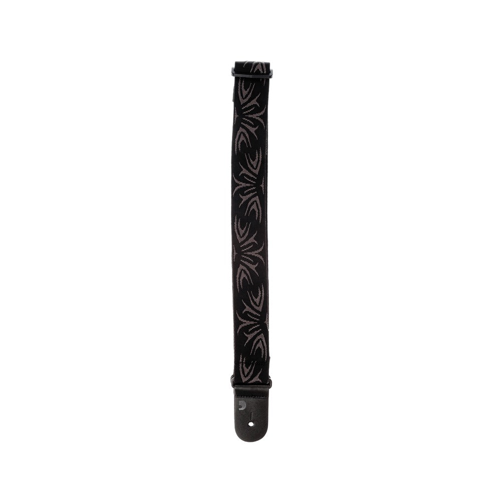 Woven Guitar Strap, Black/Grey Tattoo