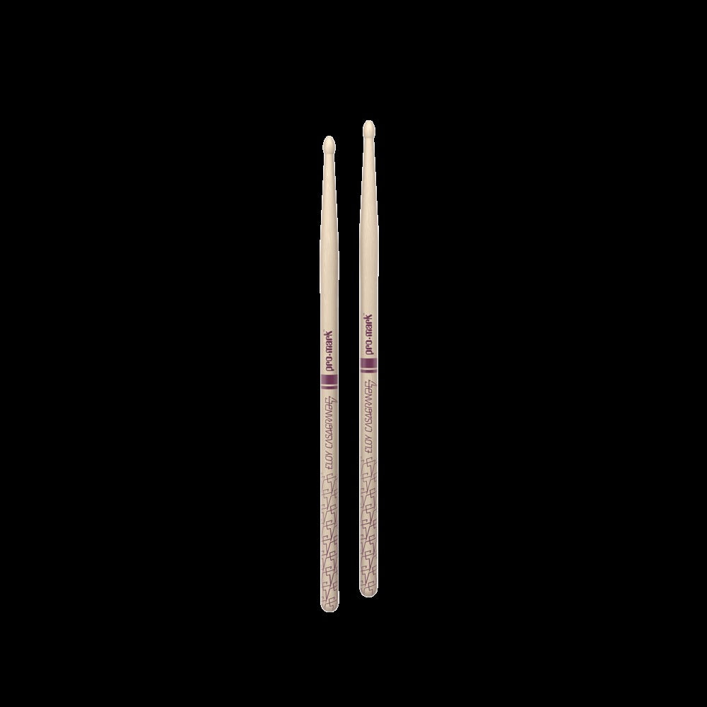 Eloy Casagrande Signature Raw Hickory Drumstick, Wood Tip