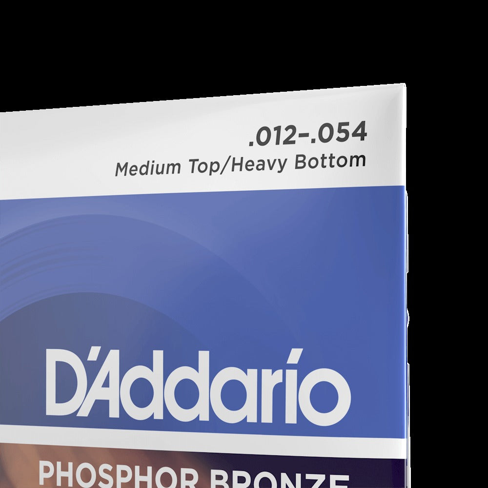 12-54 Medium Top/Heavy Bottom 12-String, Phosphor Bronze Acoustic Guitar Strings