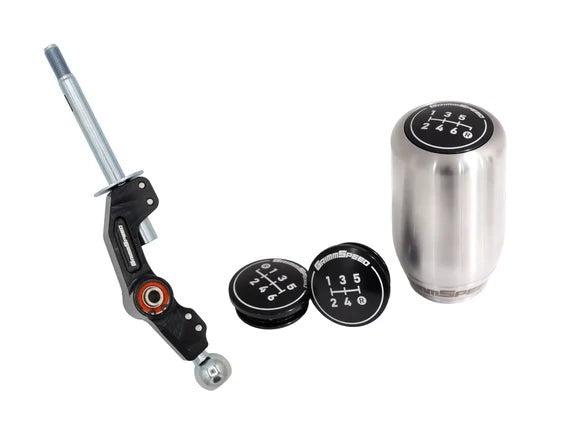 GrimmSpeed Short Shifter & Swap-Top Weighted Shift Knob Kit - Piston Bundle | 2004-2021 Subaru STI (GRM.1317.5.0)