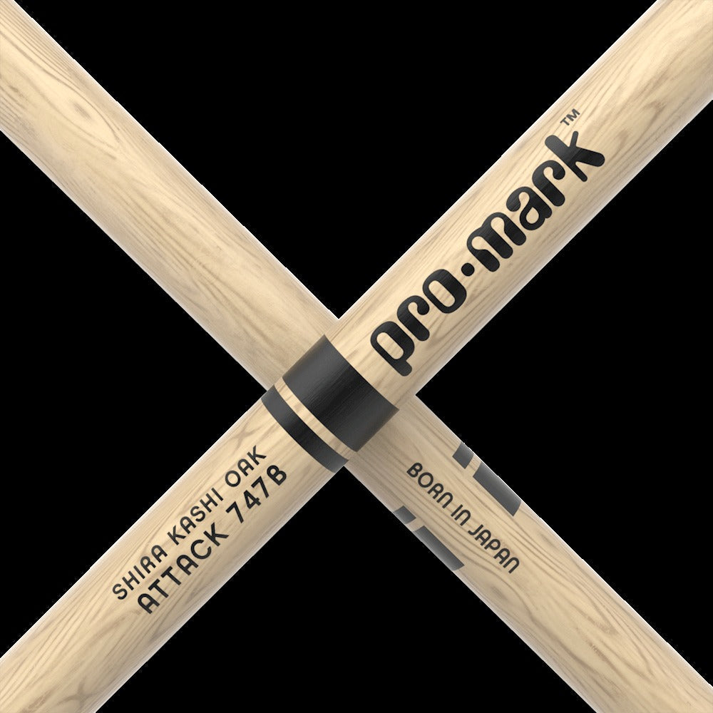 Classic Attack 747B Shira Kashi Oak Drumstick, Oval Wood Tip